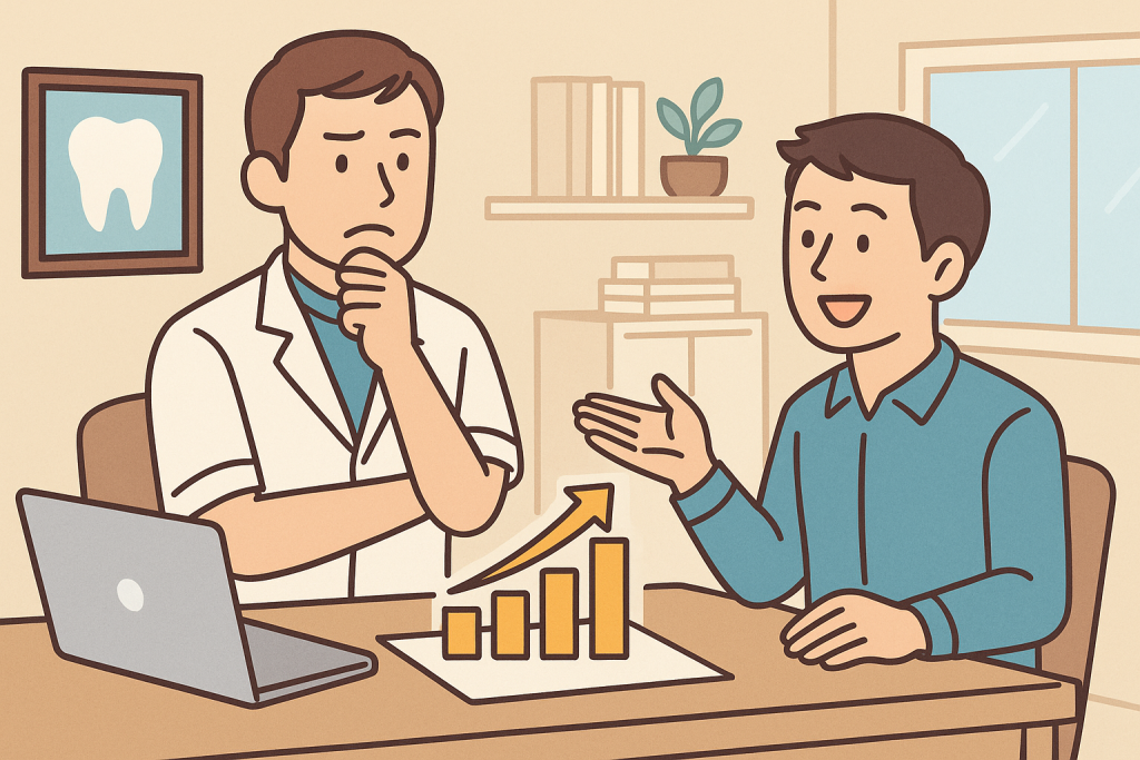 歯科医院の売上を伸ばすには？──患者数 × 来院回数 × 平均単価を最大化する経営戦略