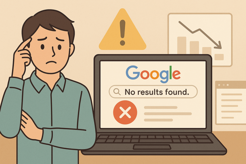 Google検索にサイトが出てこないときの完全復旧マニュアル──技術エラー・品質評価・競合対策を順番に解決する