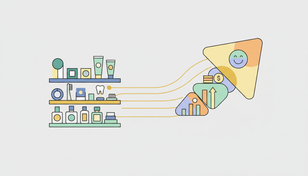 歯科医院の物販ディスプレイがもたらす経営効果とは？